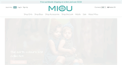 Desktop Screenshot of mioukids.com