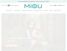 Tablet Screenshot of mioukids.com